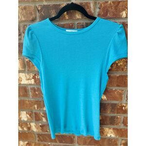 T.la Anthropologie blouse color blue new without tag in excellent condition. Ori